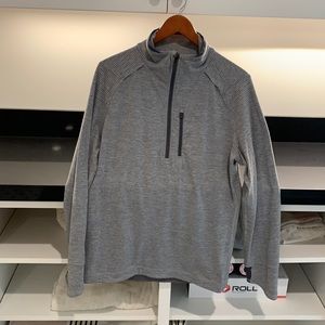 Lululemon grey 3/4 zip pullover